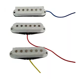 Set De Captadores Andaluz Strat Branco Para Guitarra