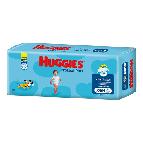 Pañales Huggies Protect Plus  XG