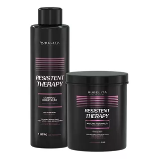 Shampoo 1l + Máscara 1kg Resistent Therapy Rubelita
