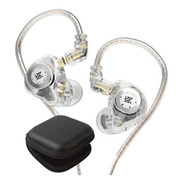 Kz Edx Pro Audifonos Con Micro + Estuche In Ear Cristal