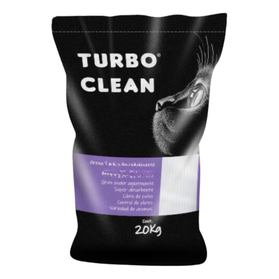 Arena Sanitaria Turbo Clean Aglutinante Aromas 20kg