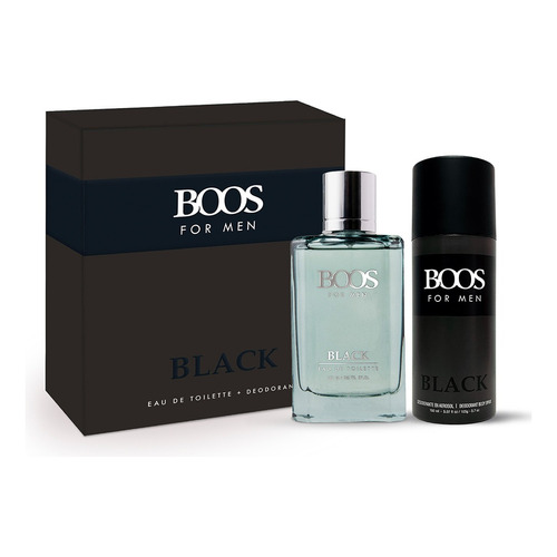 Boos Black Pack Edt Hombre 100ml+desodorante