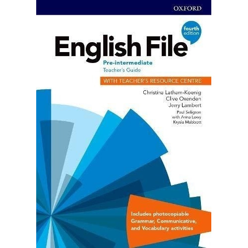 English File Pre-intermediate (4th.edition) - Teacher's Book