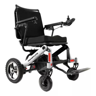 Cadeira Motorizada Dobrável Compact Pop 110 Kg - Power Lite Cor Preto Com Prata