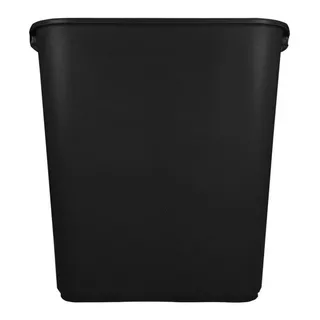 Bote Basura Cesto Negro Rectangular De 26 Litros Sin Asas