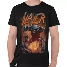Polera Unisex Slayer 02 Groove Metal Bandas Rock Dtf 