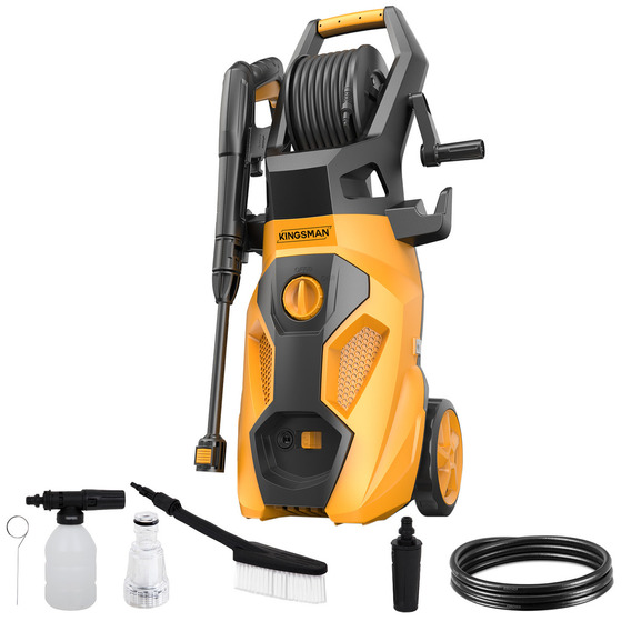 Hidrolavadora Electrica 2200 PSI 2000W Kingsman Color Amarillo