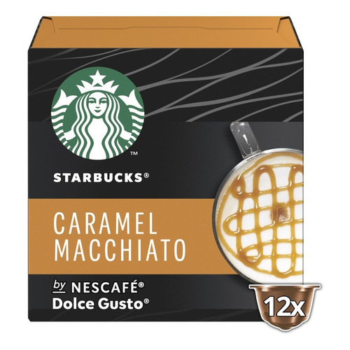 Cápsulas Café Starbucks Caramel Machiatto 12 Cápsulas