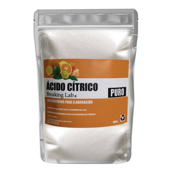 Acido Anhidro Citrico Puro 1k  (1000 Gramos) Calidad Premium
