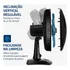 Ventilador De Mesa Mondial Super Power 6 Pás 30cm Preto Azul Vsp-30-ap