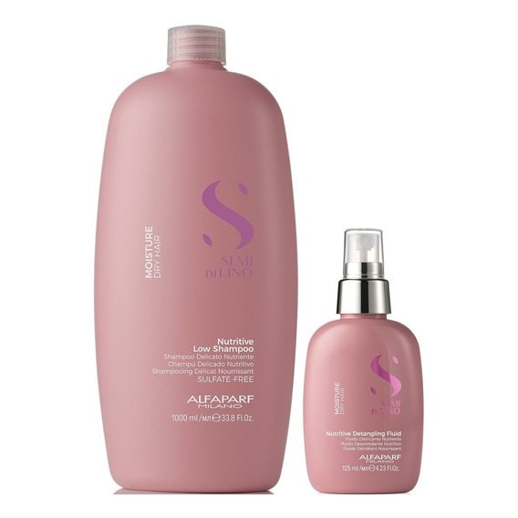Shampoo  1000ml+ Spray Desenredante Alfaparf Moisture