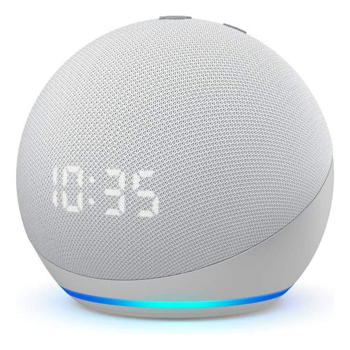 Reloj Alexa Echo Dot de 4.ª generación, asistente de pantalla integrado, color blanco