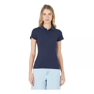 Camisa Polo Malwee Feminina Algodão Lisa Manga Curta Cores