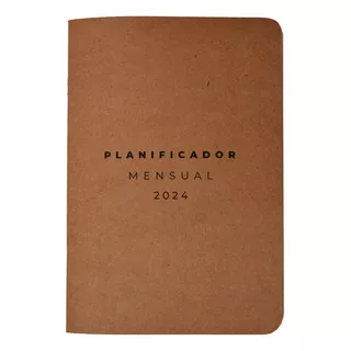 Planificador Mensual 2024 A5 (15x21) - Planner Ecologico