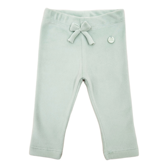 Leggings Plush Mini Anima Pantalon Bebe Kids Verde Pastel