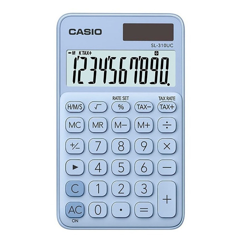 Calculadora Casio - Mi Estilo Sl-310uc-lb Color Celeste