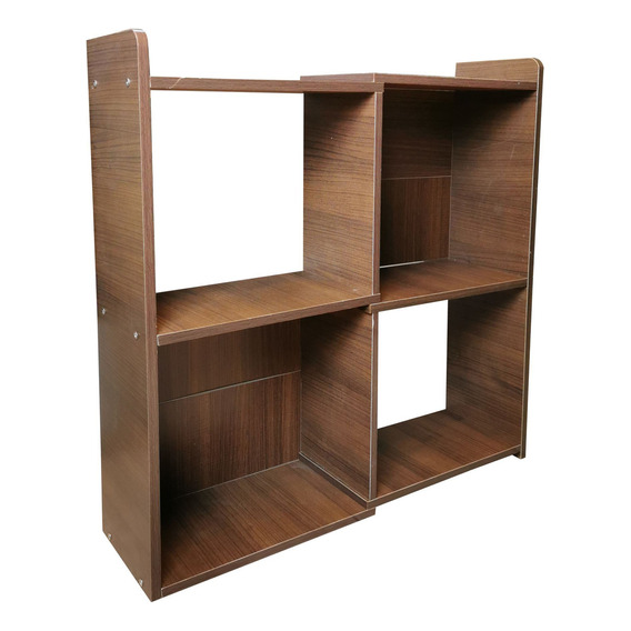 Mueble Organizador Biblioteca Mdf 60x60cm Pack X 2 Un