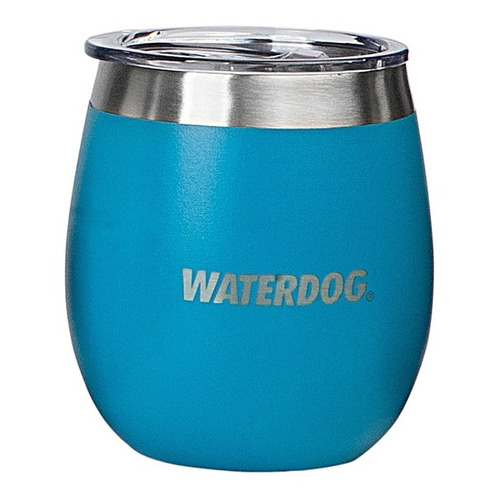 Vaso Acero Tapa 240ml Waterdog Termico Copa Mate Copon240 Cyan