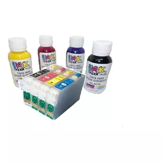 Cartuchos Recargables Tx420 Tx320  Tx120 Con 4 Tinta De 60ml