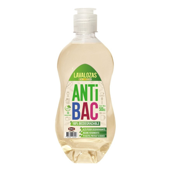 Antibac Lavalozas 100% Biodegradable Poder Desengrasante