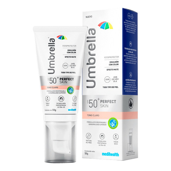 Umbrella Perfect Skin Spf 50 X 50g - g a $2190