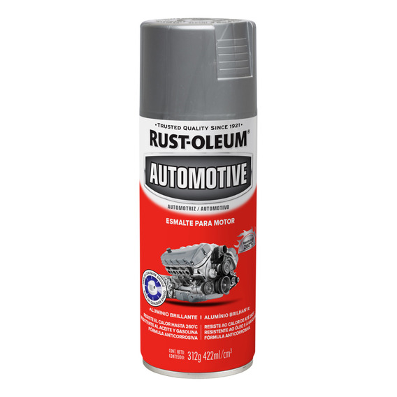 Esmalte Para Motor Brillante Automotive Aerosol