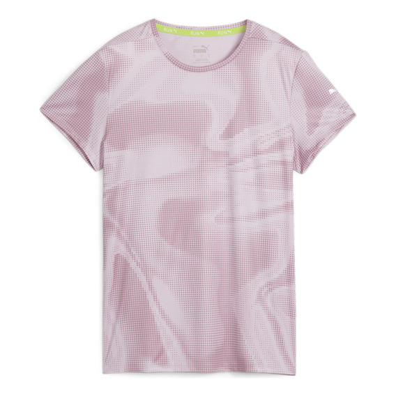 Playera Puma Run Favorite Aop Rosa Mujer