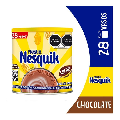 Chocolate En Polvo Nesquik 400g.