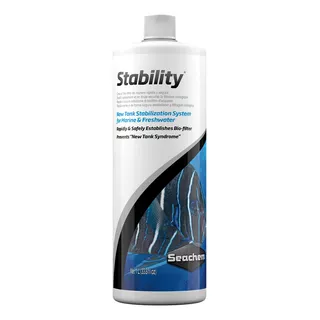 Acelerador Biológico Seachem Stability De 1 Litro Para Dulces Y Salados