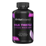 Milk Thistle | Cardo Mariano C 200 Capsulas | Vitalbotanics