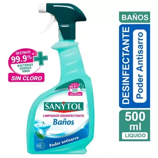 Sanytol Limpiador Desinfectante Baños Poder Antisarro 500ml