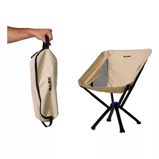 Cadeira Portátil Dobrável Camping Ultraleve Confortável Bask