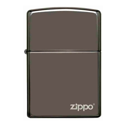 Zippo Encendedor Black Ice Logo Plateado Zp150zl