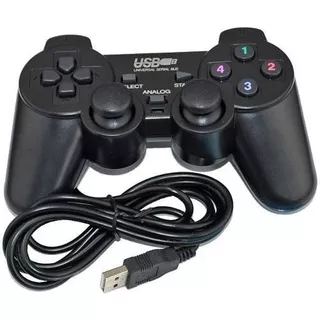 Controle Usb Ps2 Compatível Playstation Dualshock Analogico 