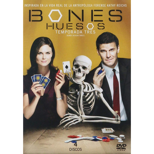 Bones Huesos Tercera Temporada 3 Tres Serie Dvd