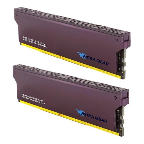 Memoria Ram Ddr4 16 Gigas (8*2) 3200mhz. Astra Gear