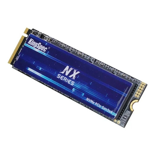SSD Nvme, 1 TB, lectura Kingspec, 3400 MB/s, escritura, 3000 MB/s, color azul