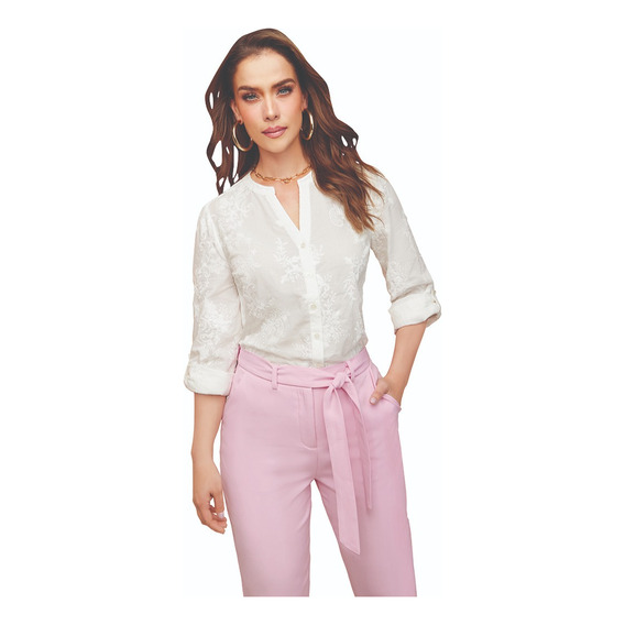 Pantalón Formal Mujer Rosa 915-17