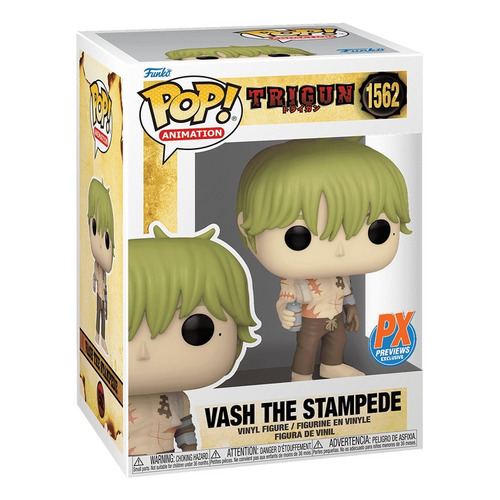 Funko Pop Vash The Stampede #1562 Px Previews Shirtless