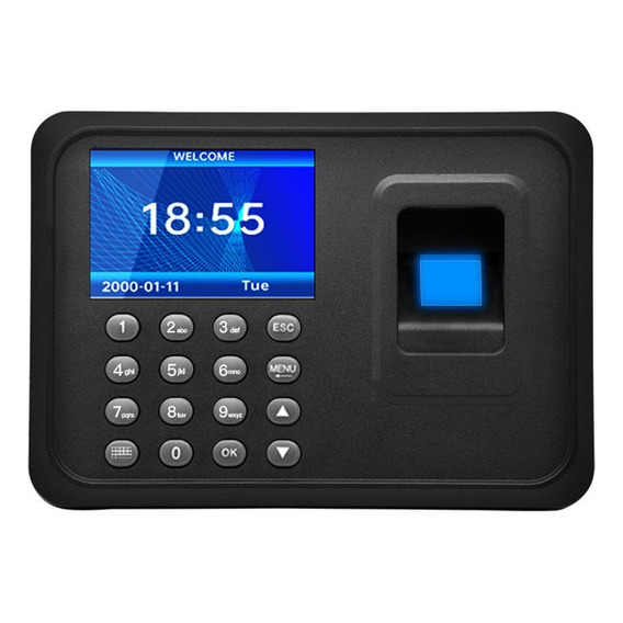 Oficina Reloj Checador Huella Biométrico Digital Memoria Usb