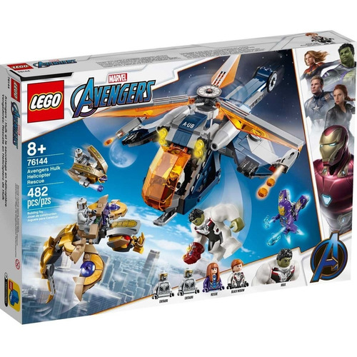 Lego Rescate En Helicóptero De Hulk Avengers Endgame 428pzs 