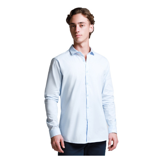 Camisa Manga Larga Lob Cccn1252 Hombre