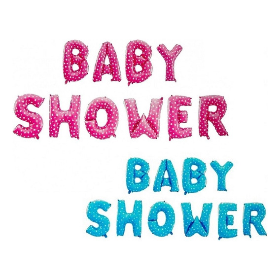 Globos Baby Shower Letras Decoración Para Fiesta Celebración