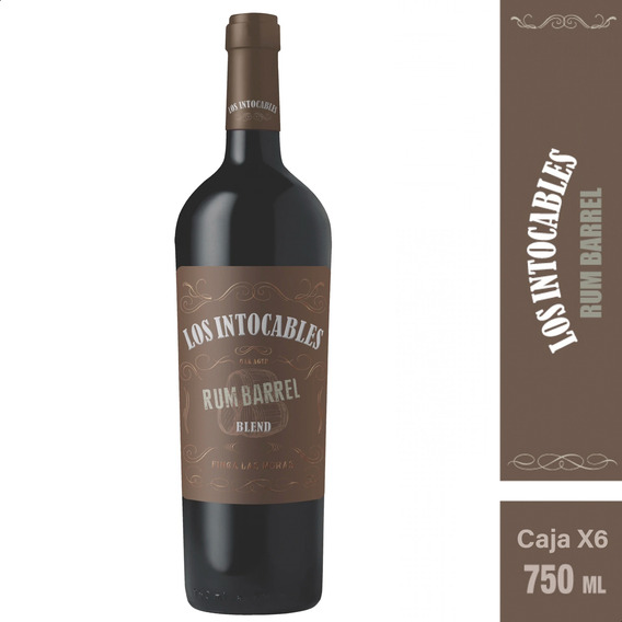 Vino Los Intocables Rum Barrel Blend Finca Las Moras Caja X6