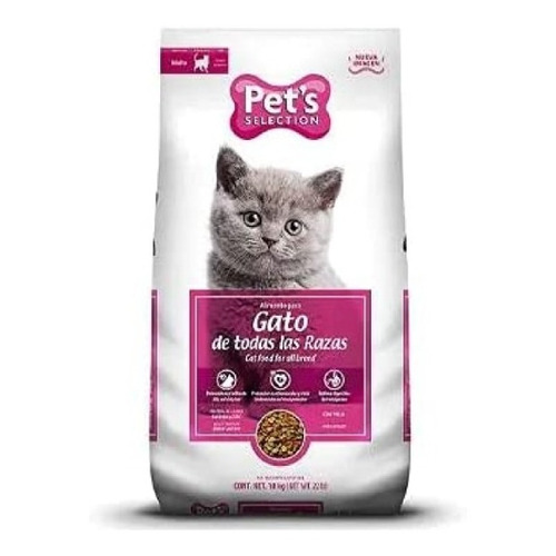 Alimento Para Gato Pet´s Selection 10k Cc