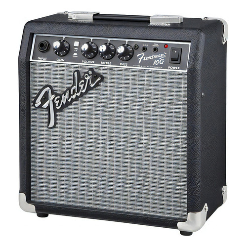 Fender Frontman 10g Amplificador Para Guitarra Eléctrica 10w Color Negro/plata