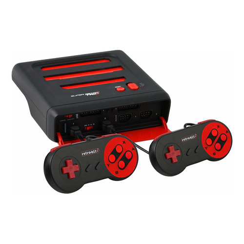 Consola Retro-Bit Super RetroTRIO Standard  color negro y rojo