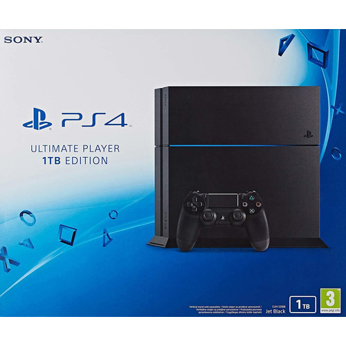 Sony PlayStation 4 CUH-12 1TB Ultimate Player Edition color  negro azabache