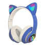 Primera imagen para búsqueda de audifonos diadema gato inalambricos