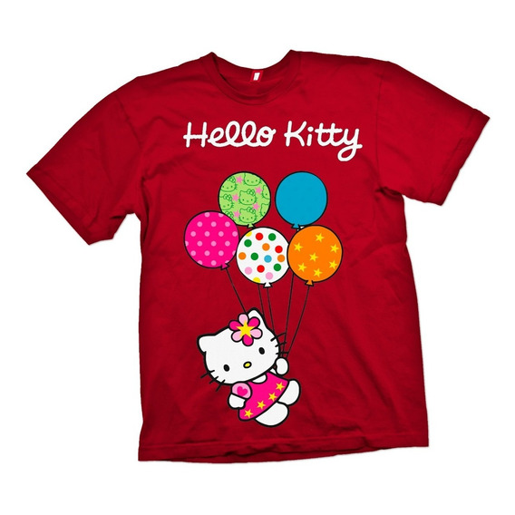 Polera De Hello Kitty Estampada Dtf Senshi Cod 005